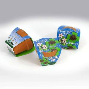 Terracotta Four-leaf clover per 10 pieces