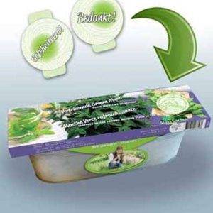 Zinc tub Green Mint