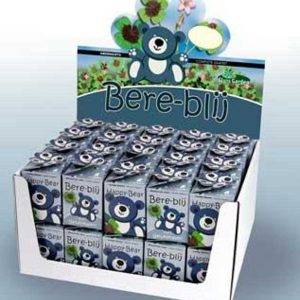 Showdoos Greengift, Happy-Bear blauw 40 stuks