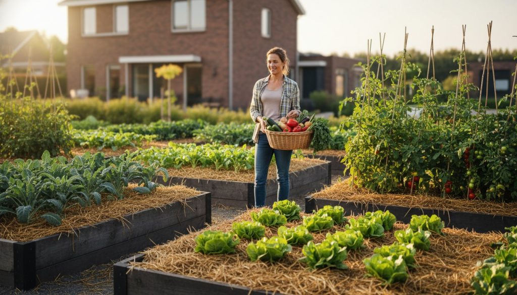 Onderhoudsarme moestuin aanleggen: De complete gids voor 2026